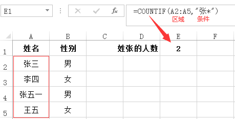 COUNTIF案例2